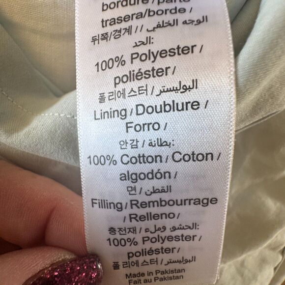 Pottery Barn Teen + Kendra Scott Dira Embroided Standard PIllow Shams Sky NWOT - Picture 10 of 10